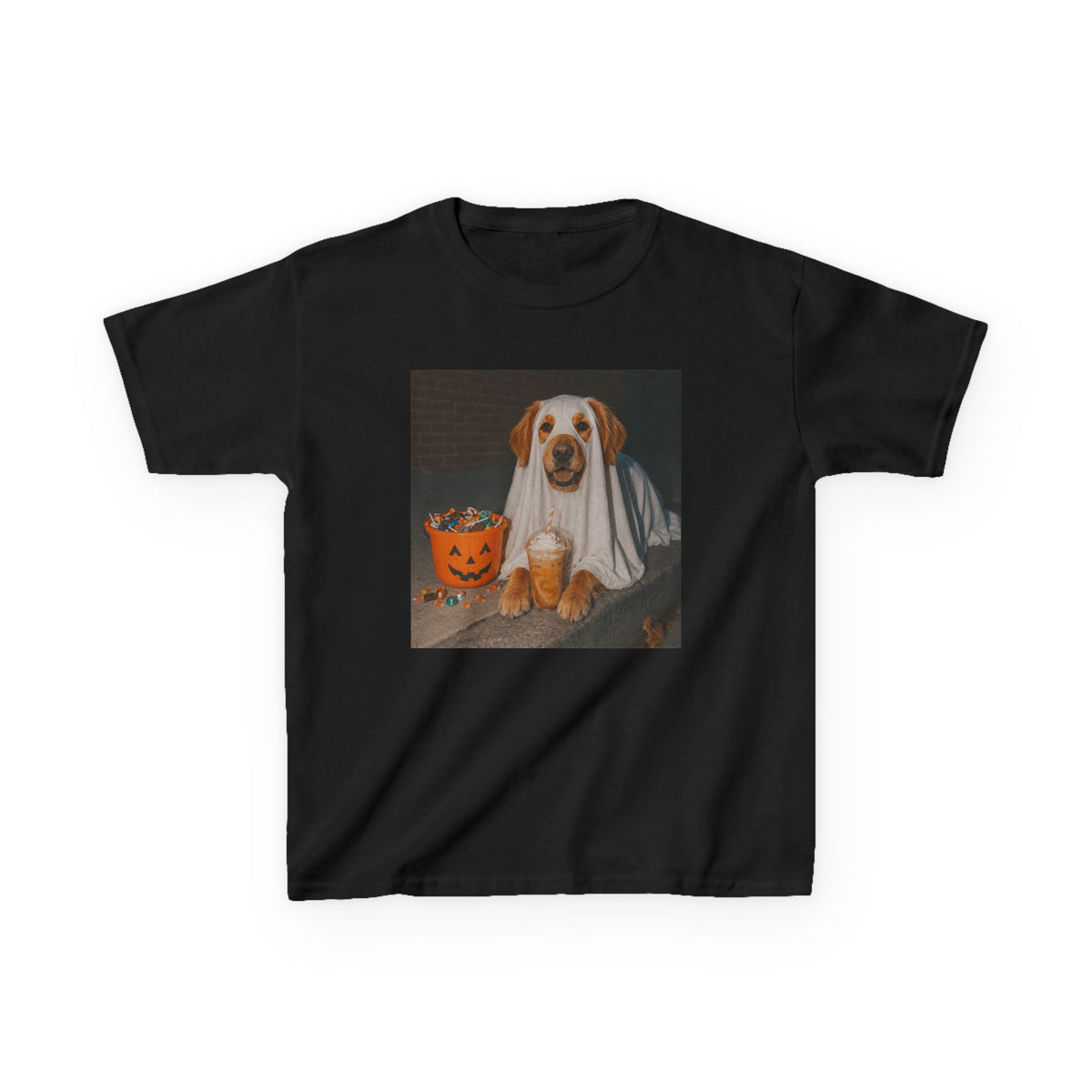 Kids Ghost Pup Tee