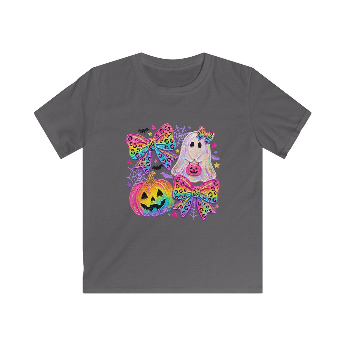 Kids Halloween Rainbow Ghost Tee