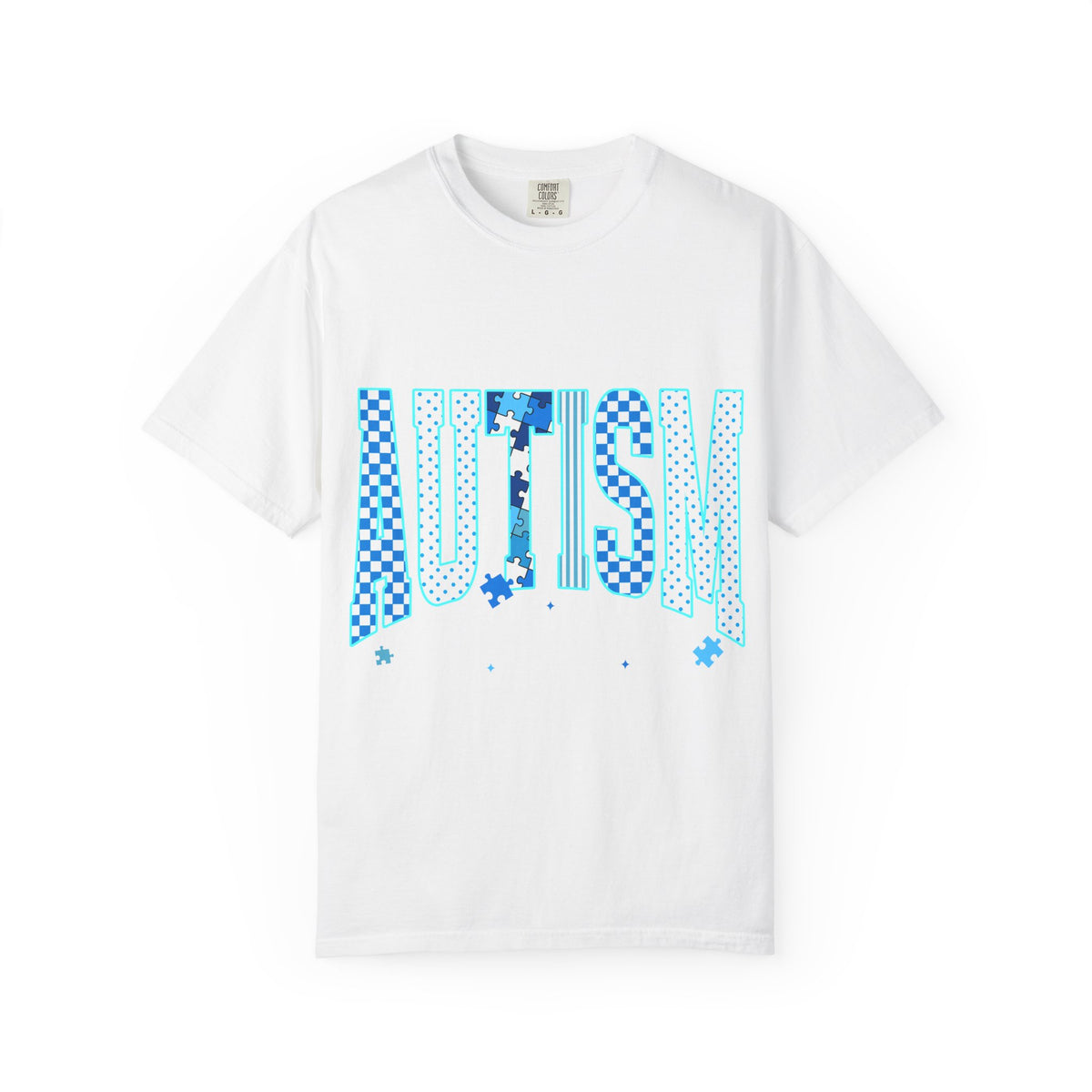 Blue Men's Autism Awareness Tee