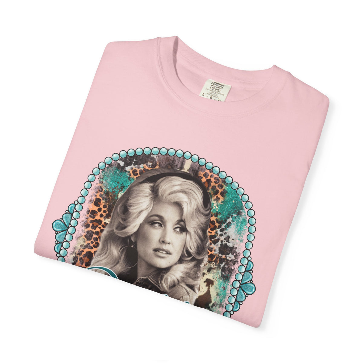 Turquoise Dolly Tee Comfort Colors