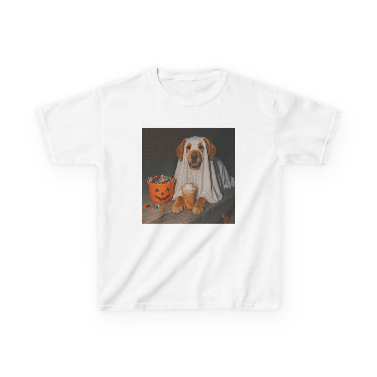 Kids Ghost Pup Tee