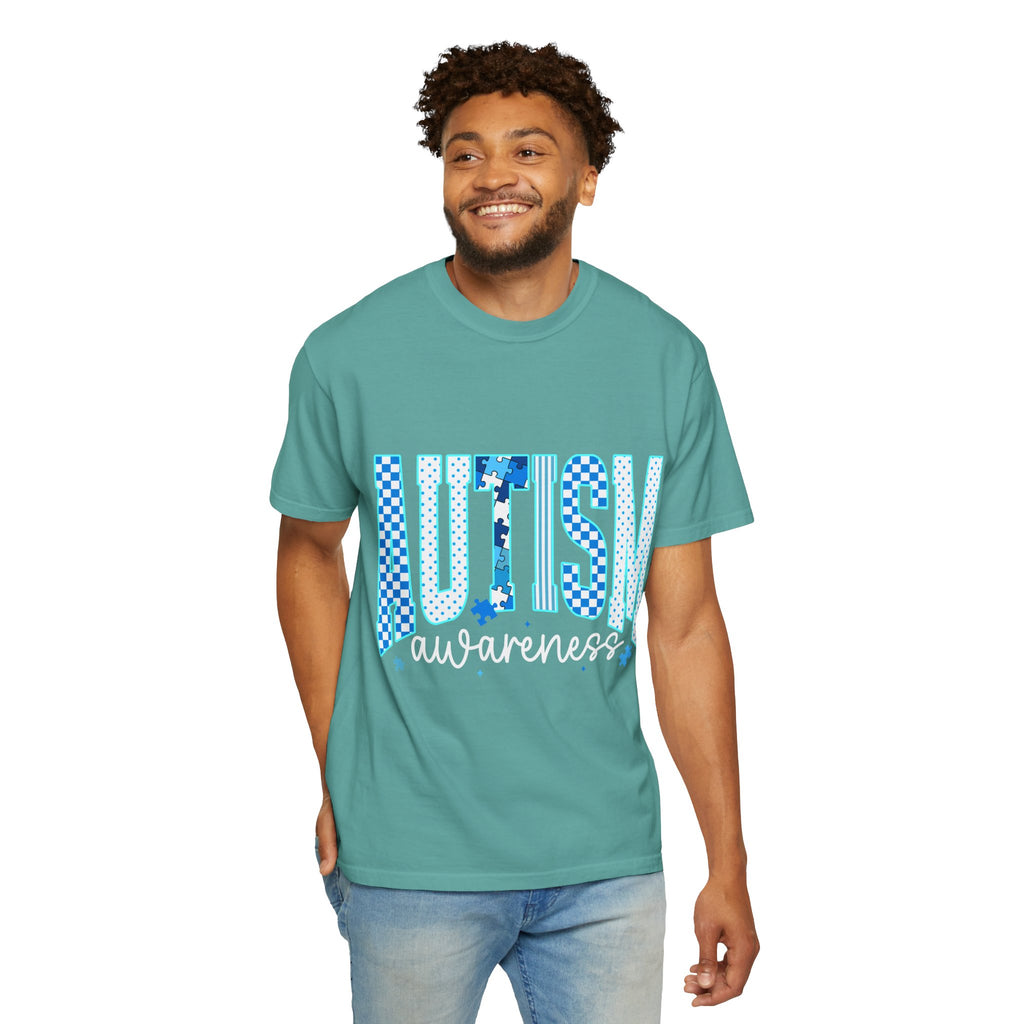 Blue Men's Autism Awareness Tee