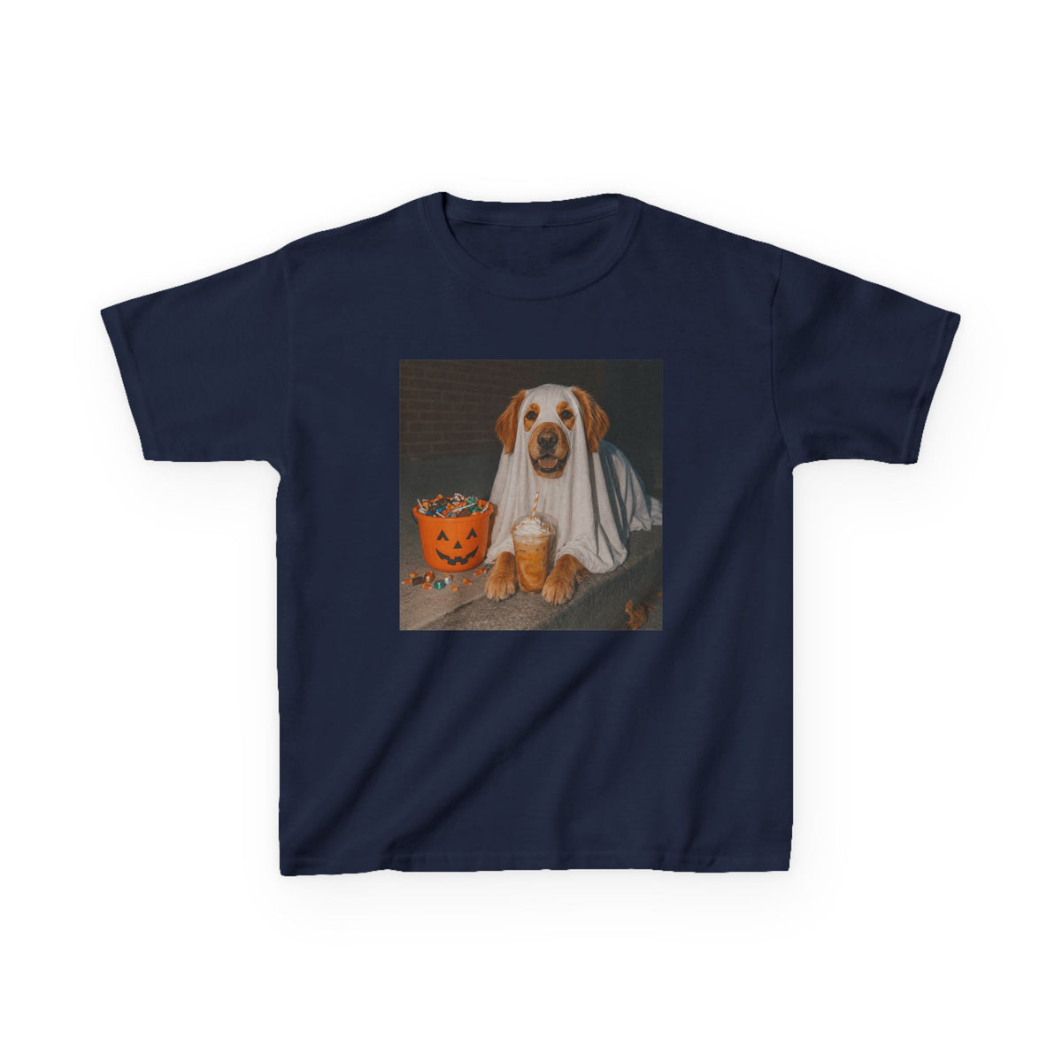 Kids Ghost Pup Tee