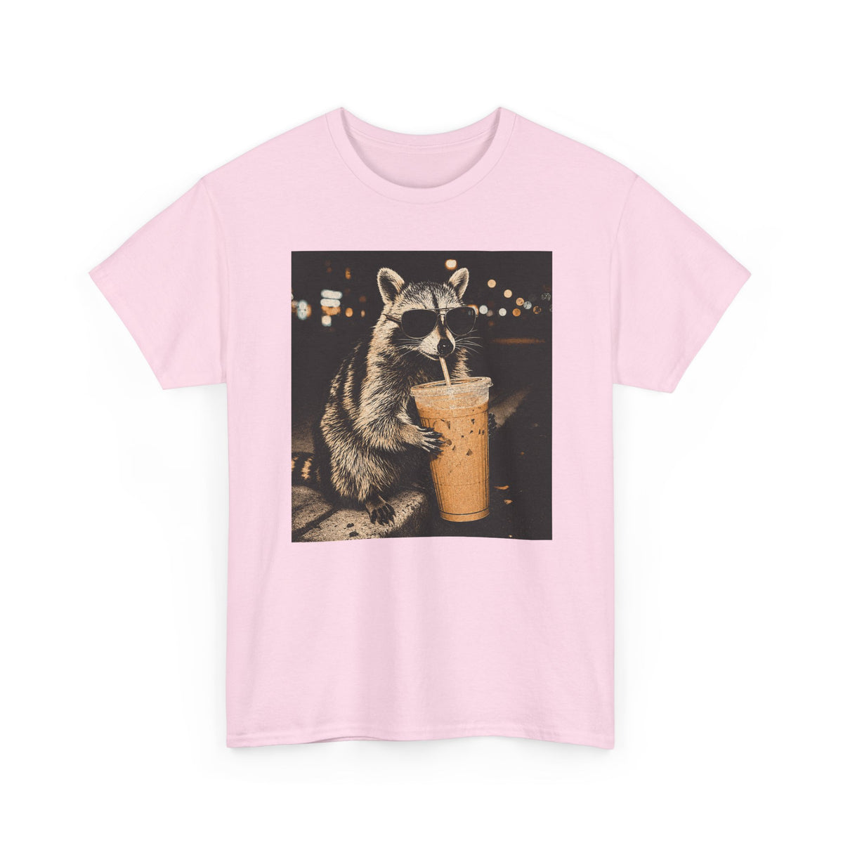 Racoon Iced Coffee Tee