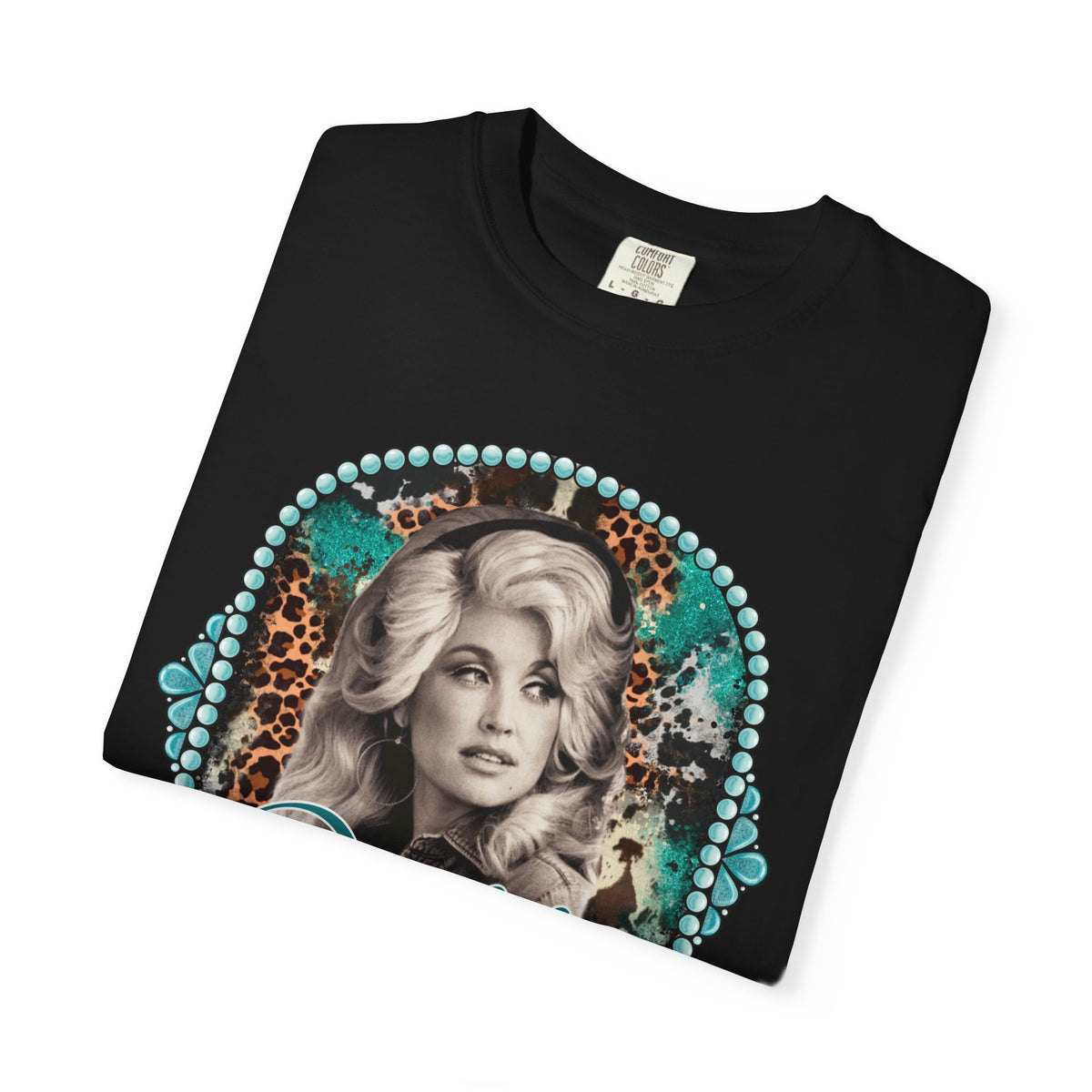Turquoise Dolly Tee Comfort Colors