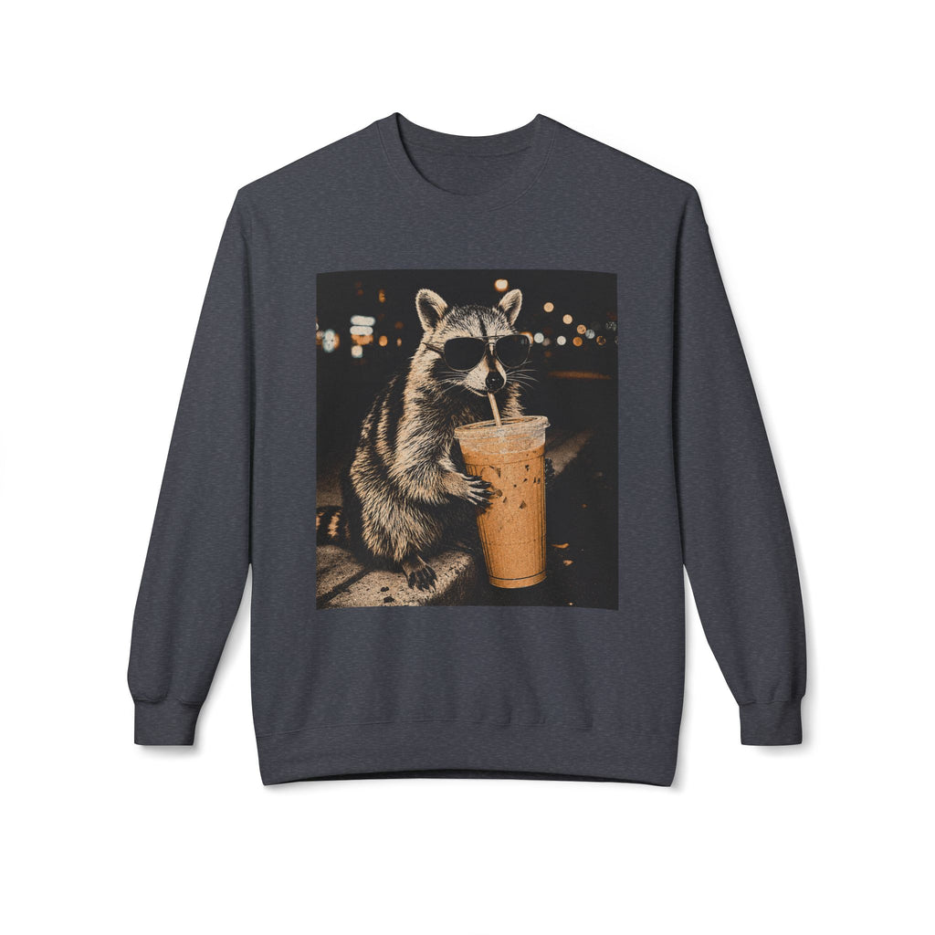 Racoon Iced CoffeeSweatshirt