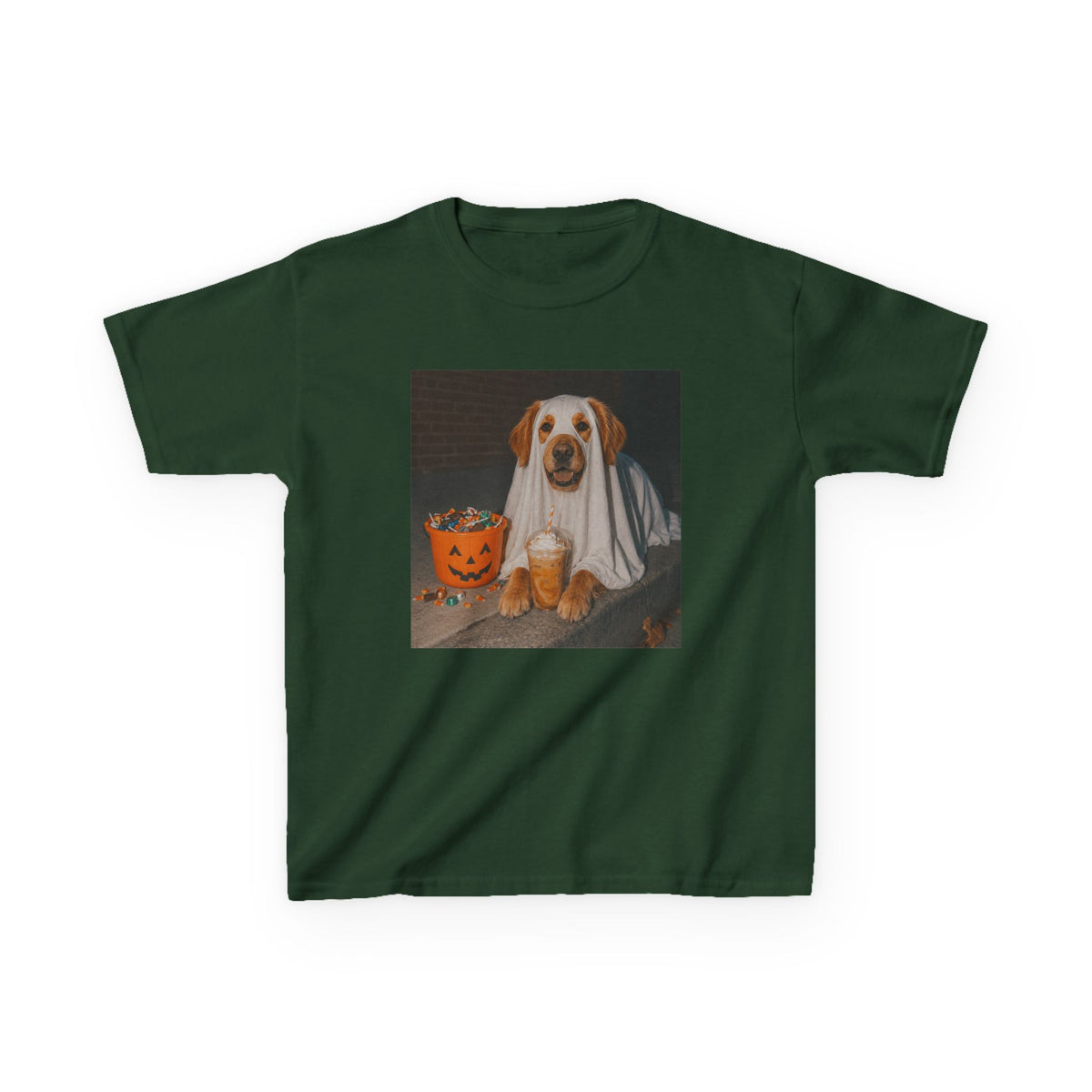Kids Ghost Pup Tee