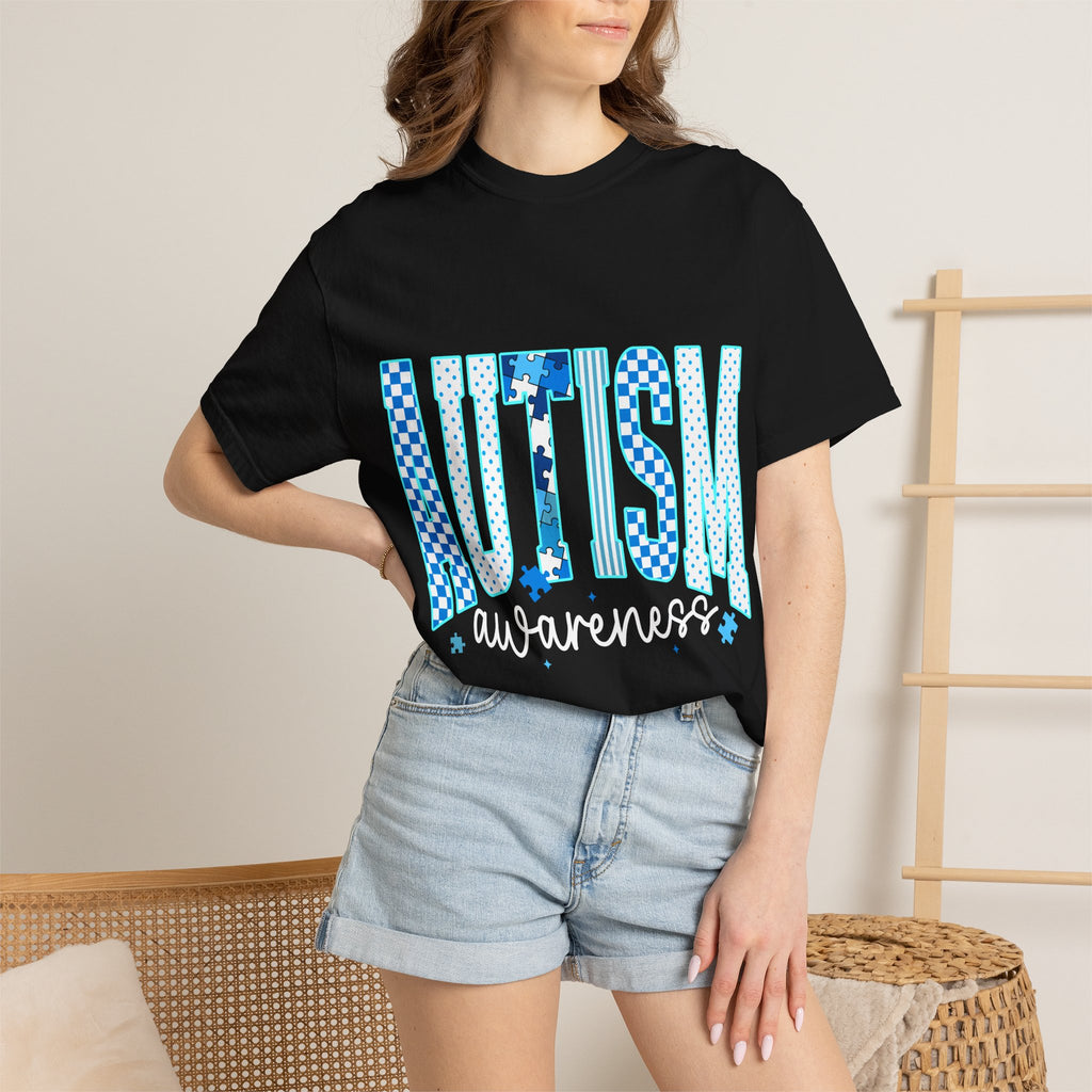 Blue Autism Awareness Woman's T-Shirt