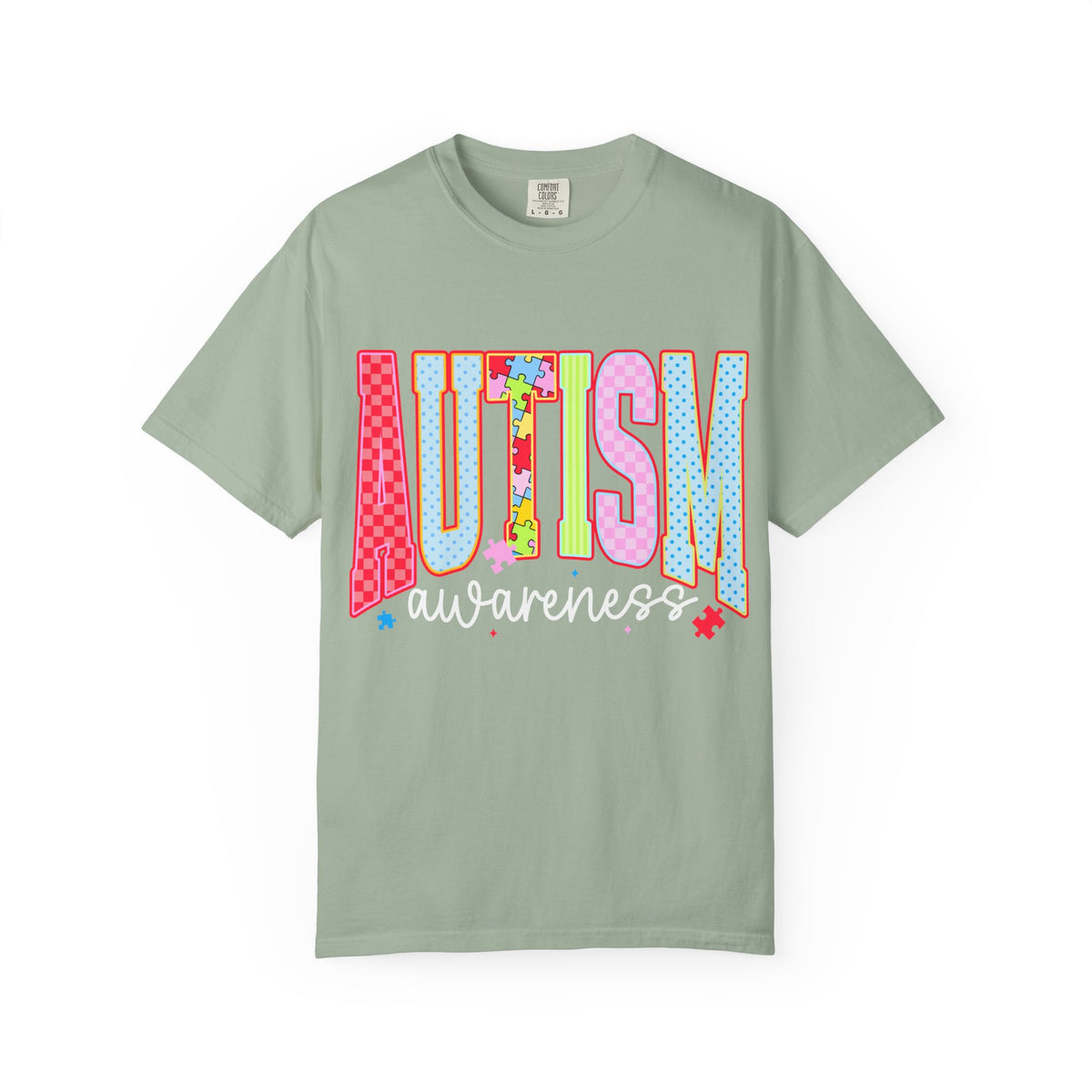 Pink Men's Autism Awareness Tee