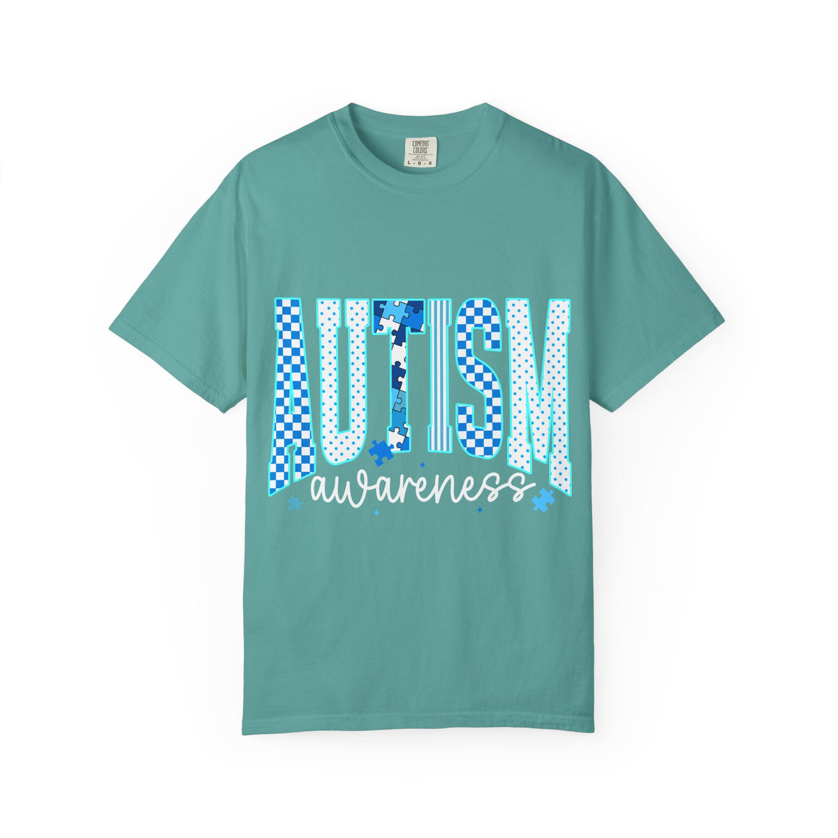 Blue Men's Autism Awareness Tee