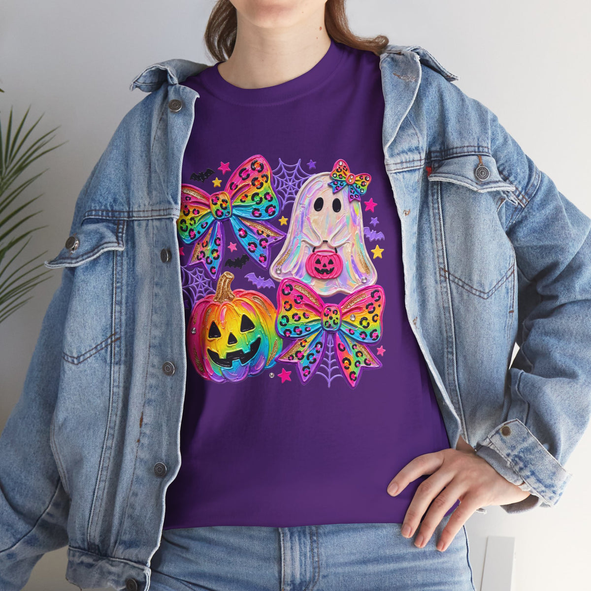 Halloween Rainbow Ghost Tee