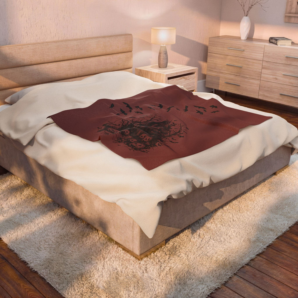 Velveteen Plush Blanket - Bats