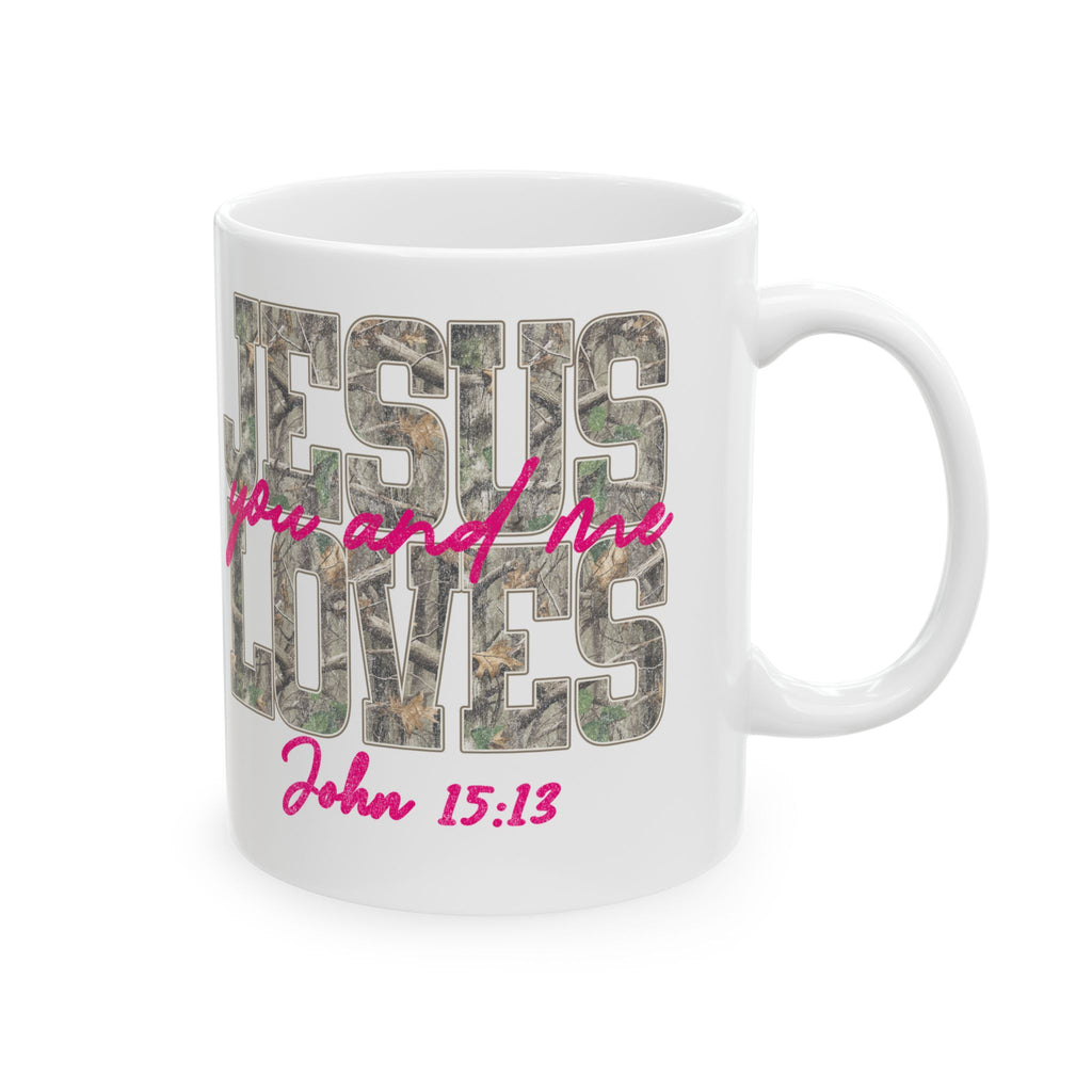 Jesus Loves mug