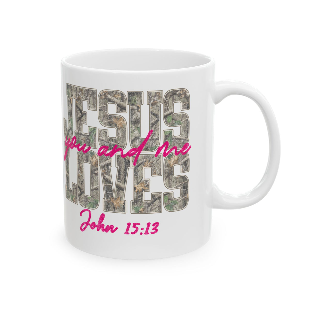 Jesus Loves mug