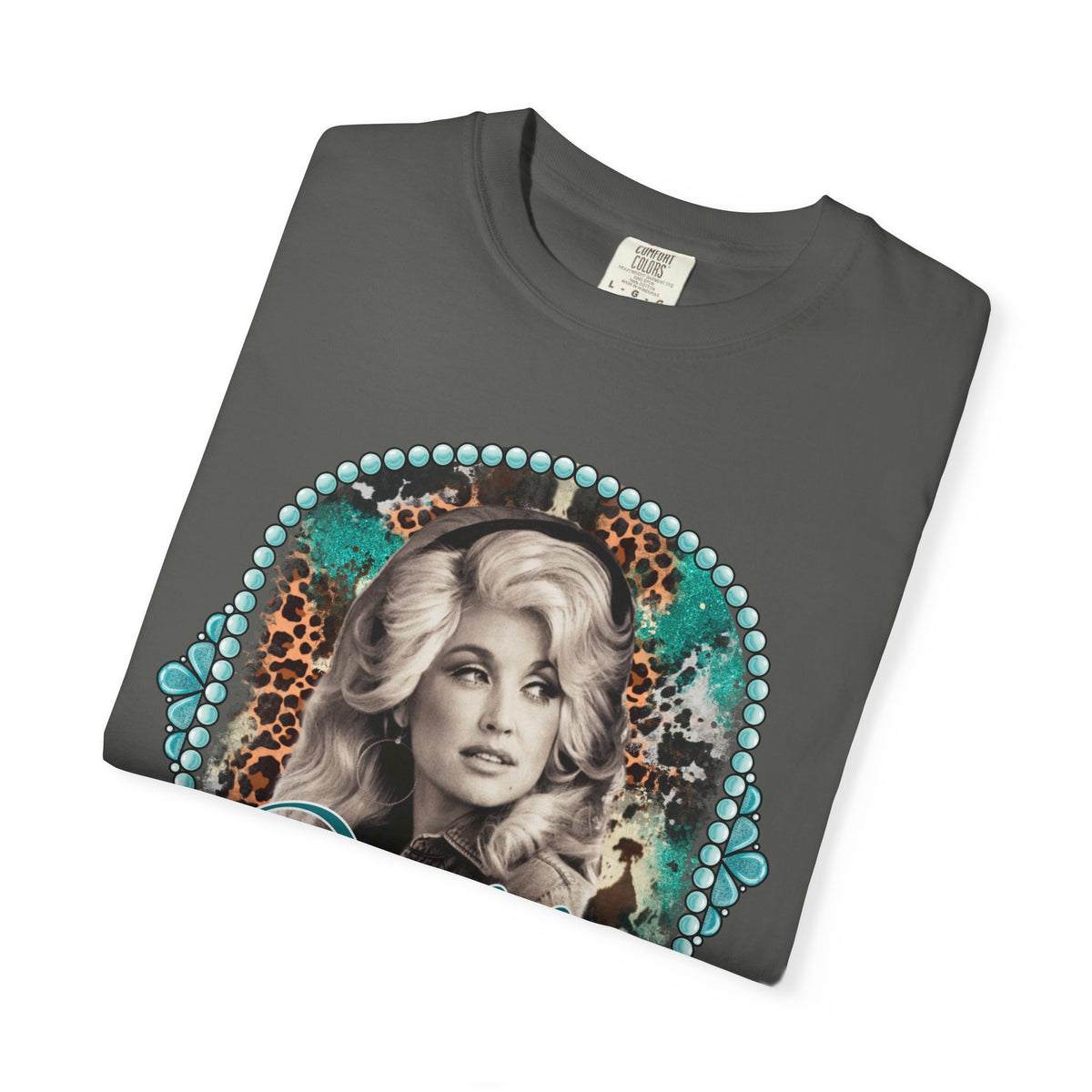 Turquoise Dolly Tee Comfort Colors